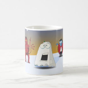 Frankensteins Monster, Mama, Teufel und Vampire Kaffeetasse