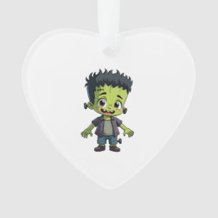 Frankensteins Monster - Süße Halloween-Cartoon-Sh Ornament