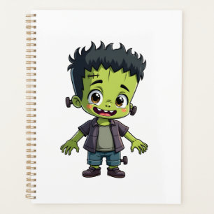 Frankensteins Monster - Süße Halloween-Cartoon-Sh Planer