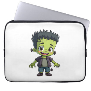 Frankensteins Monster - Süßes Halloween-Cartoon-Sh Laptopschutzhülle