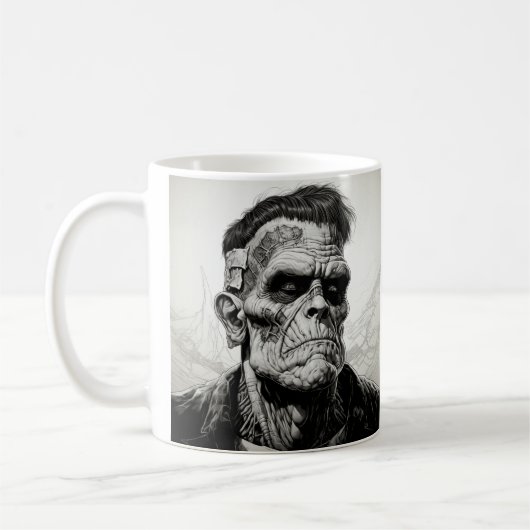 Frankensteins Monster-Tasse Kaffeetasse (Links)