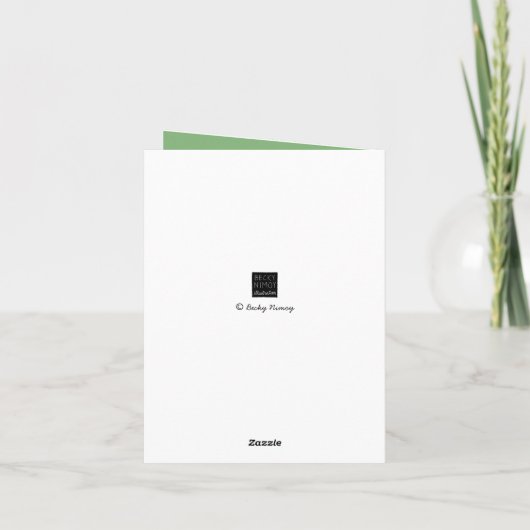 Frankensteins MonsterHalloween Feiertagskarte (Rückseite)