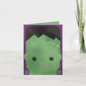 Frankensteins MonsterHalloween Feiertagskarte (Vorderseite)