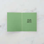 Frankensteins MonsterHalloween Feiertagskarte (Innenseite)