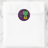 Frankensteins Monsterkleber Runder Aufkleber (Tasche)