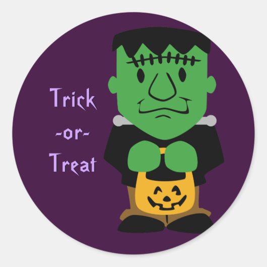 Frankensteins Monsterkleber Runder Aufkleber (Vorderseite)