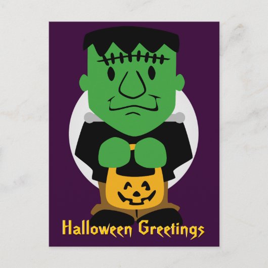 Frankensteins Postkarte (Vorderseite)