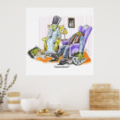 Frankensteins Schläge Poster (Küche)