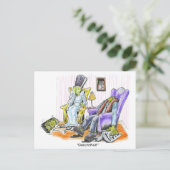 Frankensteins Schläge Postkarte (Stehend Vorderseite)