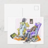 Frankensteins Schläge Postkarte (Vorne/Hinten)