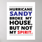 Frankenstorm Hurricane Sandy Poster (Vorne)