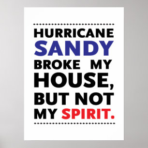 Frankenstorm Hurrikan Sandy Poster