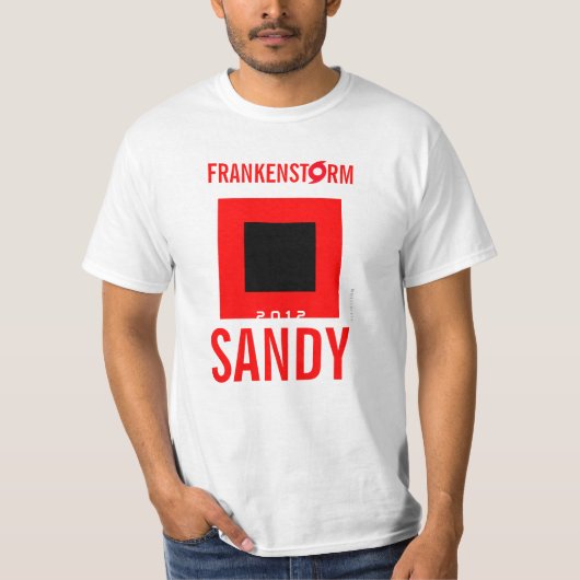 Frankenstorm Sandy Hurrikan-Überlebend-T - Shirt 7 (Vorderseite)