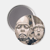 Frankentika Magnet (Vorderseite/Rückseite)