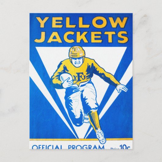 Frankford Yellow Jackets Program Postkarte (Vorderseite)