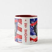 FrankforprezTasse Zweifarbige Tasse (Mittel)