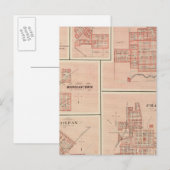 Frankfort, Clinton Co mit Tipton Postkarte (Vorne/Hinten)
