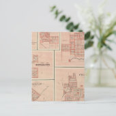 Frankfort, Clinton Co mit Tipton Postkarte (Stehend Vorderseite)