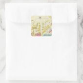 Frankfort, Kentucky 10 Quadratischer Aufkleber (Tasche)