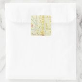 Frankfort, Kentucky 11 Quadratischer Aufkleber (Tasche)