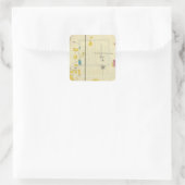 Frankfort, Kentucky 14 Quadratischer Aufkleber (Tasche)