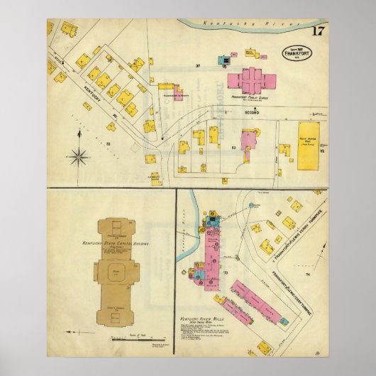 Frankfort, Kentucky 17 Poster (Vorne)