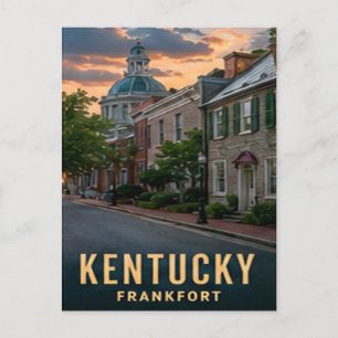 Frankfort Kentucky Bluegrass-Erbe Südstaaten Postkarte
