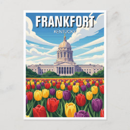 Frankfort Kentucky Postcard Staat Hauptstadt Postkarte