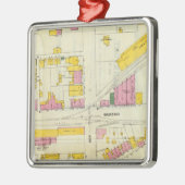 Frankfort, Kentucky Silbernes Ornament (Links)