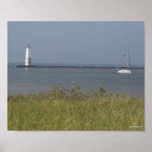 Frankfort-Leuchtturm - Michigan Poster