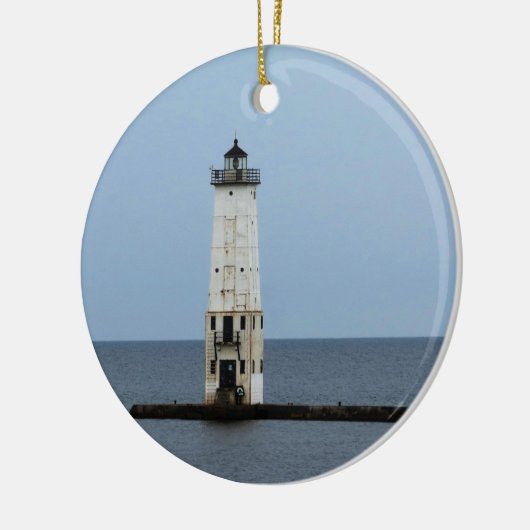 Frankfort Lighthouse Keramik Ornament (Links)