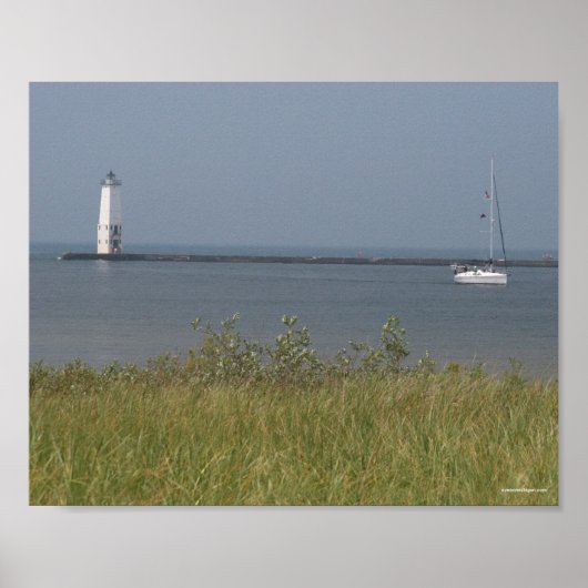 Frankfort Lighthouse - Michigan Poster (Vorne)