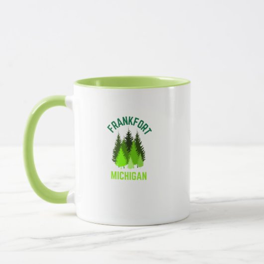 Frankfort Michigan Heimat Coffee Tasse (Links)