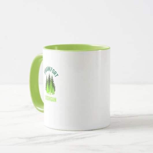 Frankfort Michigan Heimat Coffee Tasse (Vorderseite Links)
