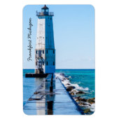 Frankfort Michigan Lighthouse Magnet (Vertikal)