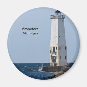 Frankfort Michigan Lighthouse Magnet