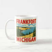 Frankfort Michigan Vintag Kaffeetasse (Links)