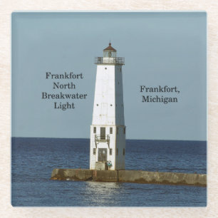 Frankfort North Breakwater Light Glass Untersetzer