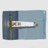 Frankfort North Breakwater Light Golf Handtuch (Horizontal)