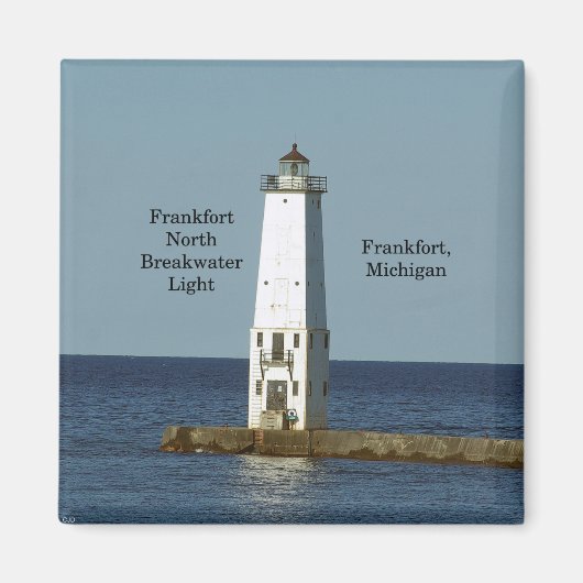 Frankfort North Breakwater Light Magnet (Vorne)