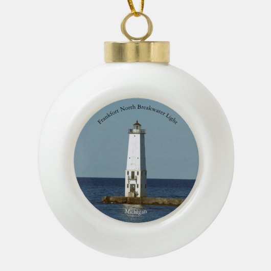 Frankfort North Breakwater Light Ornament (Vorderseite)