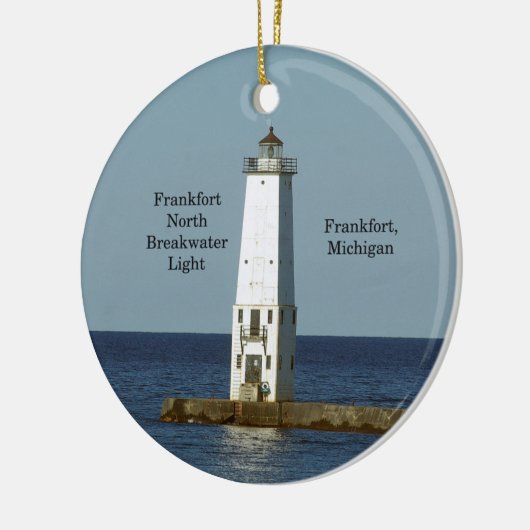 Frankfort North Breakwater Light Ornament (Links)