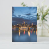 Frankfurt am Main Deutschland Karte (Stehend Vorderseite)