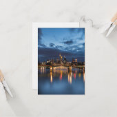 Frankfurt am Main Deutschland Karte (Vorderseite/Rückseite Beispiel)