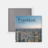 Frankfurt am Main Deutschland Magnet (Vorderseite/Rückseite)