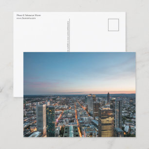 Frankfurt am Main Deutschland Postkarte
