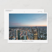 Frankfurt am Main Deutschland Postkarte (Vorne/Hinten)