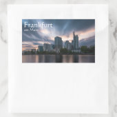Frankfurt am Main Deutschland Rechteckiger Aufkleber (Tasche)
