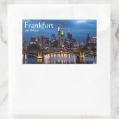 Frankfurt am Main Deutschland Rechteckiger Aufkleber (Tasche)