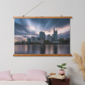 Frankfurt am Main Deutschland Wandteppich Mit Holzrahmen (Schlafzimmer)